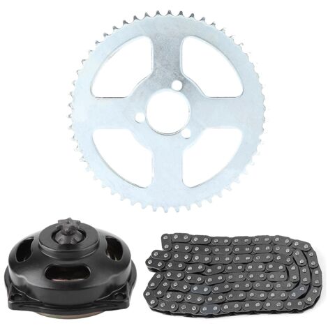 Système d'entraînement T8F Chaîne et boîte de vitesses 6T et kit de pignon arrière pour mini moto 47cc 49cc (1/5)