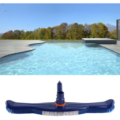 Brosse Tête De Piscine Pour Aspirateur - Nettoyage Fond Et Parois, Poils Nylon Doux