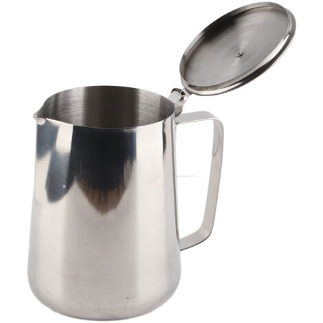 Pichet à Lait Inox 350ml Ydable - Mousseur à Lait Pour Café Avec Bec Verseur Anti-Goutte