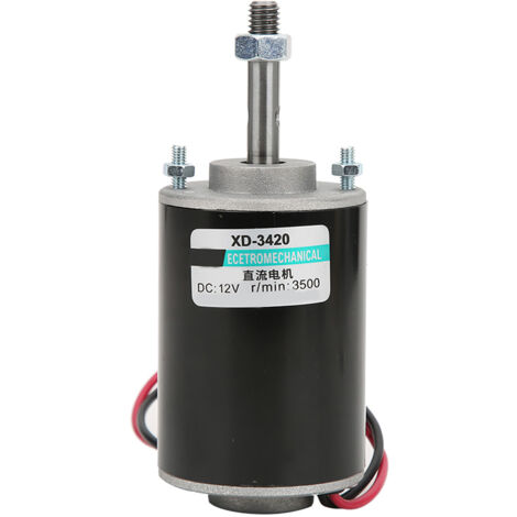 12 / 24V XD-3420 30W Moteur Courant Continu Aimant Permanent Grande Vitesse Cw/Ccw Moteur Aimant Permanent Grande Vitesse Du Gnrateur DIY(3500 tr/min (12 V)