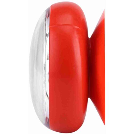 2 Horloges Murales étanches à Ventouse – Petite Taille, Pile AAA, Pour Salle De Bain, Douche, Cuisine (orange)