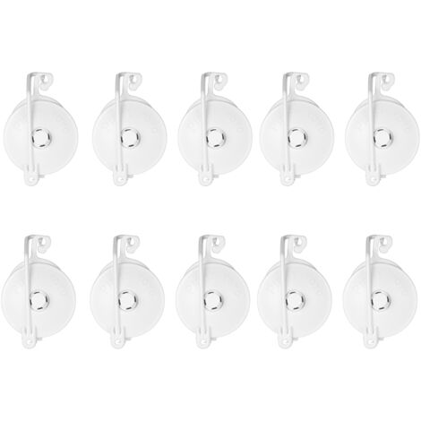 Lot de 10 yoyos pour plantes avec bouchon rétractable et corde transparente de 1,5 m (1/5)