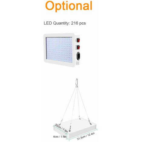 Nornward Lampe De Culture Led 2000 W Pour Plantes D'Intérieur, Spectre