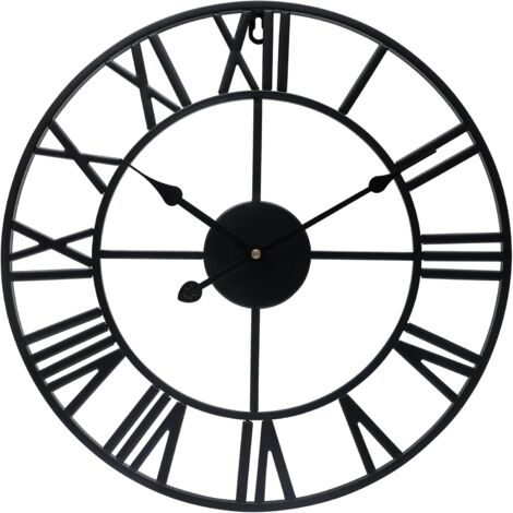 LEIKE Grande horloge murale pour salon, silencieuse, sans tic-tac