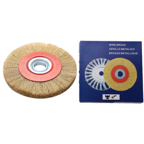 2 Brosses à Fil Swpeet - Acier Inoxydable Et Carbone, Manche Bois 35cm - Pour Nettoyage Rouille, Peinture