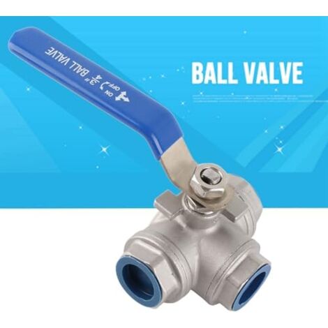 Vanne à bille en acier inoxydable 2 voie 3 PCS avec actionneur pneumatique pour l'eau 304 316 DN80 - Chine Vanne sphérique pneumatique filetée, vanne sphérique pneumatique