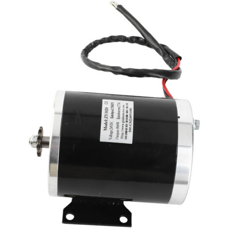 Motore Elettrico Spazzolato 24V 500W - Per Scooter, E-bike Fai Da Te, Con Ingranaggi Metallici - Foto 3