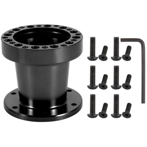 Qii Lu Kit adaptateur pour moyeu volant en alliage d'aluminium de 20 mm à 6 trous pour Série 3 E36 1992-1999 Qii Lu Kit adaptateur pour moyeu volant en alliage d'aluminium de 20 mm à 6 trous pour Série 3 E36 1992-1999