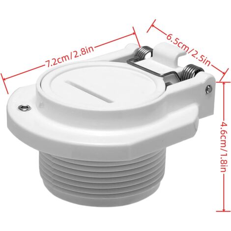 Poignée De Rechange Pour Aspirateur De Piscine - 2 Pièces, Compatible Têtes Standard