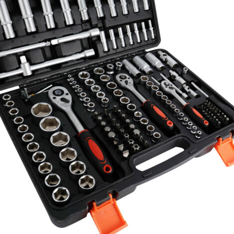Caisse à Outils KS Tools 179 Pièces - Coffret Douilles 1/4", 3/8", 1/2" - Cliquets Réversibles - Ultimate