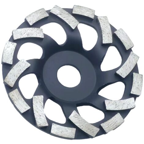 Disque Diamant Abrasif 125 à Meuler le Béton. Meule Abrasive pour Poncer Béton, Pierre, Granit (1/5)