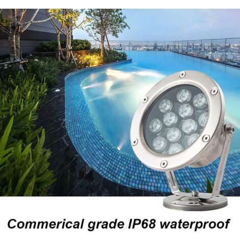 Feux Marins LED 42 LED IP68 – Acier Inoxydable, 1500 Lm, 120°, 10-30V, Pour Bateau, Yacht