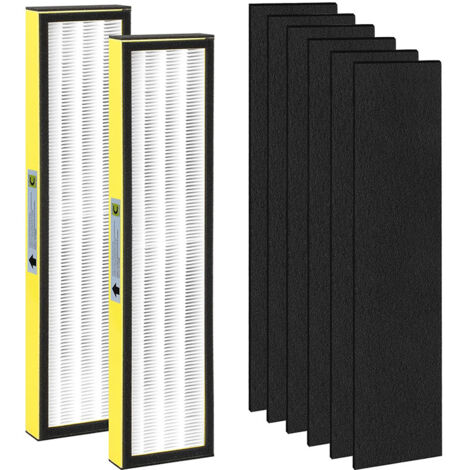 Jaune 2+8 Convient au filtre purificateur d'air Germguardian FLT4825 compatible avec l'élément filtrant AC4825AC4850 (1/5)