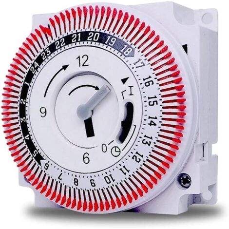 Minuterie mécanique 250 V, minuterie à remontage automatique, compte à rebours, interrupteur de distribution d'énergie industriel