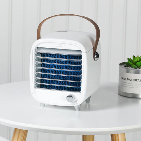 Mini refroidisseur d'air ventilateur de climatisation refroidi par eau petit ventilateur de refroidissement portable de bureau