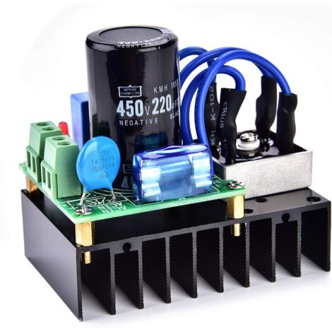 Carte redresseur, module redresseur, entrée durable 0-220 V CA, protection multiple, convertisseur CA-CC pratique pour sortie 0-311 V CC, fonction d'indication de puissance (1/5)