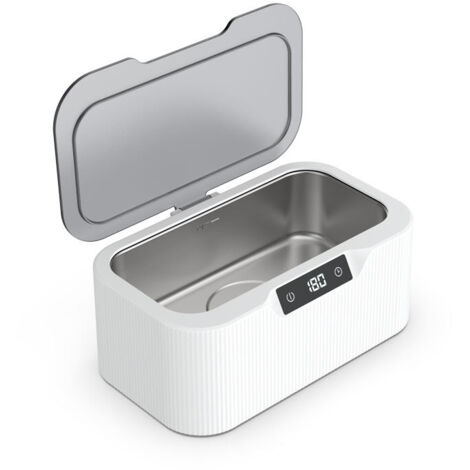 Nettoyeur à ultrasons 500 ml, 42 kHz, écran tactile, 3 modes de nettoyage, pour lunettes, bijoux, montres et vaisselle