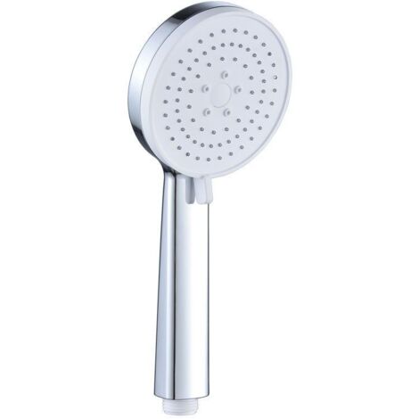 Douchette à main réglable à trois vitesses pour salle de bain, baignoire, jet d'eau à main épaissi, grande douchette à main ronde suralimentée en ABS (1/2)