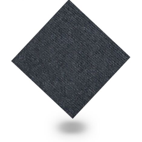 Dalles de moquette individuelles antistatiques et insonorisantes Can Can Gris foncé 28 x 28 cm
