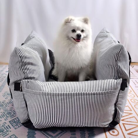 Siège auto pour chien, tapis de sécurité pour animaux, panier de voyage portable pour petits et moyens animaux, amovible et lavable, 76 x 52 cm (1/5)