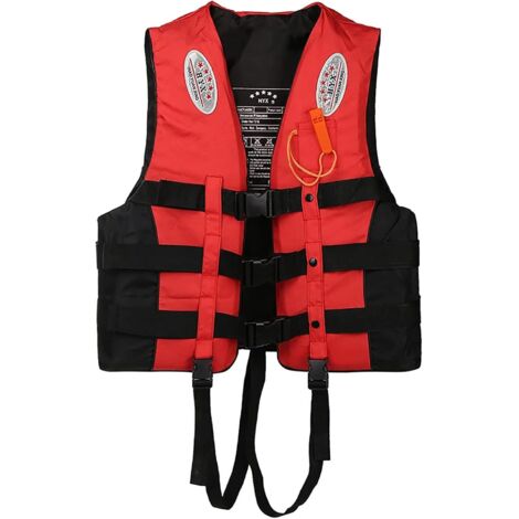 Gilet de sauvetage adulte enfant, 25-110 kg, gilet de sports nautiques, kayak, XXL