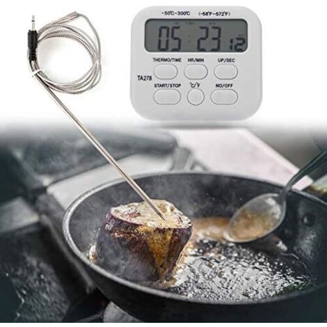 Jeffergarden EM502C Thermomètre alimentaire électronique numérique Jeffergarden EM502C Thermomètre alimentaire électronique numérique