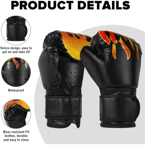 Gant De Boxe Enfant RDX Gants De Boxe Pour Enfants, Uay Thai, Gants De Boxe En Cuir Aya Gants Sac Frappe Enfant