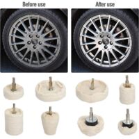 Roue En Coton Sur Noyau Bois AUGUSTA Pour Polissage Et Lustrage - Diamètre 60mm, épaisseur 18mm