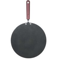 Crêpe Pan Crêpe, poêle à frire plate antiadhésive compatible avec induction 11.42in
