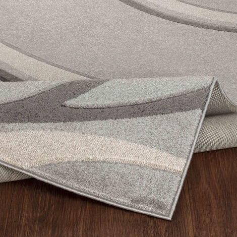 SURYA - Alfombra Lavable en Lavadora ESTHER - 200x275cm - Gris y