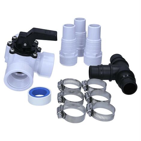 Kit ByPass 32/38mm Poolex - Collegamento della pompa di calore della piscina al sistema di filtrazione - Compatibile con la gamma Poolex Nano