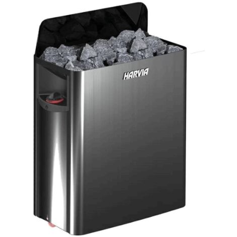 Poêle HARVIA Wall Black Modèle 9.0kW sans unité de contrôle