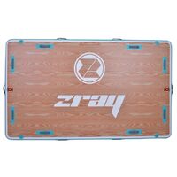 Piattaforma galleggiante gonfiabile - AirDock 10'6 Zray 305x183x15cm (10'6 x72 x6)- 14 impugnature - Superficie 2,6m2 ZRAY - PB-ZADK106