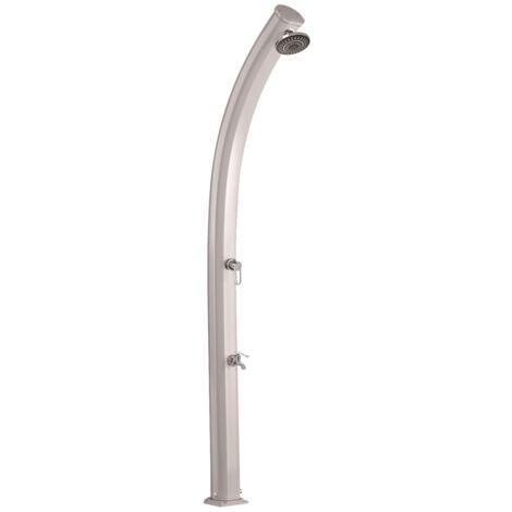 Solardusche Jolly 33L Aluminuim 33L - 233 cm - Fußspülung + Regenbrause + verstärkte Basis