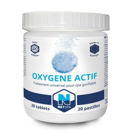 NetSpa Tratamiento Oxígeno Activo - 20 comprimidos de 20 g