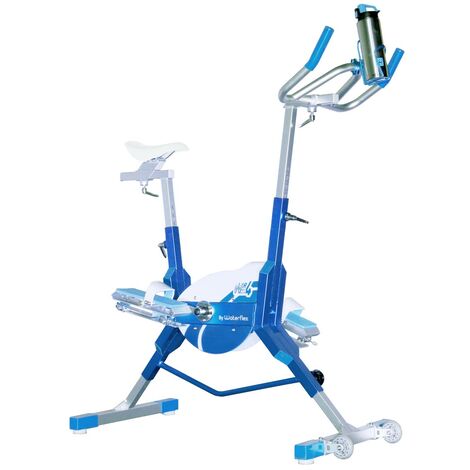 Aquabike Aluminium WR4 Air - L 122xW55xH153cm Tonificación - Resistencia Hidráulica - Dep. 1,1-1,6m - 15.8kg