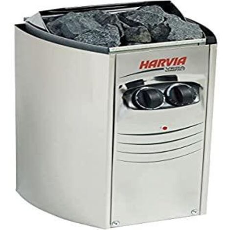 Estufa eléctrica compacta Harvia Vega 3,5 kW - Sauna entre 2 - 4,5 m3- Mandos sencillos/ ergonómicos/Montaje en pared  - 3,5 kW BC35