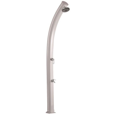 Jolly Ducha Solar 33L Aluminuim 33L - 233 cm - Enjuague de pies + Ducha de lluvia + base reforzada