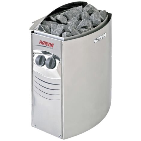 Calentador eléctrico de sauna Harvia Vega 6,0 kW - Unidad de control empotrada BC60, 5 - 8 m³ , Tensión 400 V 3N o 240 V 1N - BC60