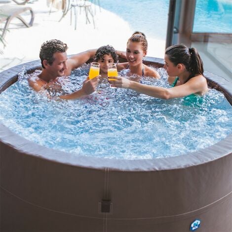 Jacuzzi Exterior NetSpa Semirrígido Octopus con 5 muebles - Pool Spas Online