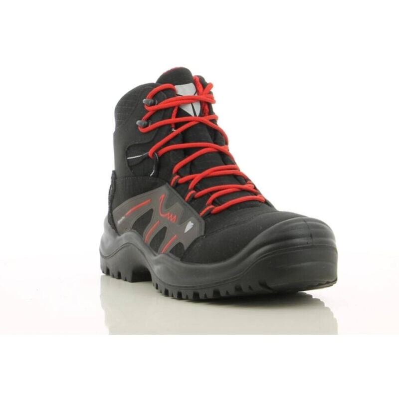 Scarpe antinfortunistiche alte a membrana Maxguard SX410 S3 SRC HRO Nero /  Rosso 43