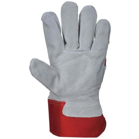 12 Paia Guanti Da Lavoro Delta Plus Venitex DS202RP – Pelle Di Vacchetta, Taglia XL, Rinforzati, Per Industriale E Giardinaggio