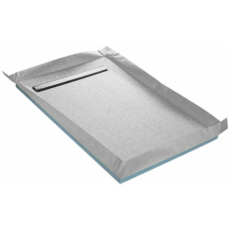 Piatto doccia da piastrellare canale 185 x 90 cm