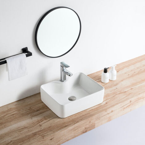 Lavabo da appoggio in ceramica ROSARIO 48 x 37 cm (1/5)