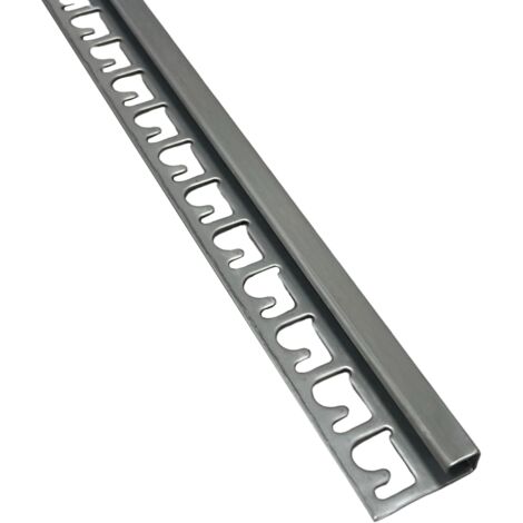Profilo Rivestimento Prosquare Acciaio Inox Satinato – 10 mm
