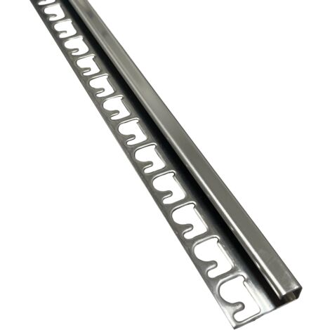 Profilo Rivestimento Prosquare Acciaio Inox Lucido – 12,5 mm
