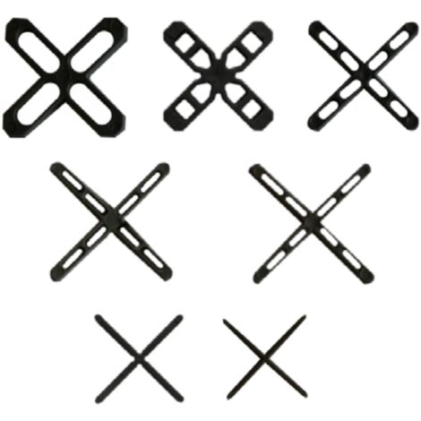 Distanziatori Forati a Croce – 7 mm – 250 pezzi