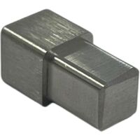Capsula Profilo Rivestimento Prosquare Acciaio Inox Satinato – 12,5 mm