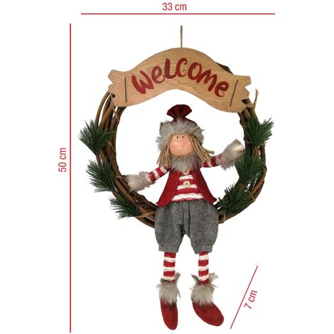 OrbhEs Türverkleidung Weihnachten,Christmas Door C Produktbild-Vorschau 7
