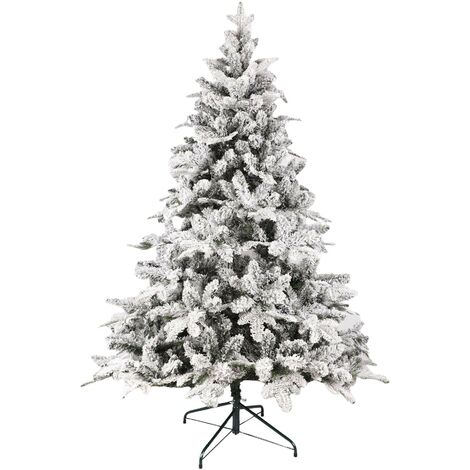 Rebecca Mobili Verschneiter Weihnachtsbaum 150 cm dick Realistisch Künstliche Tanne 809 Zweige